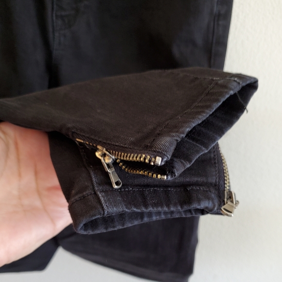 Pimkie Ankle Zip Black Skinny Jeans - Picture 6 of 13